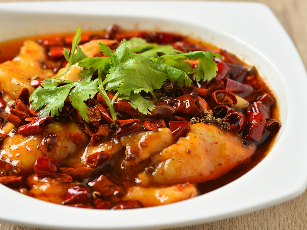 白身魚の激辛うま煮