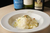 ・ペコリーノチーズのチーズリゾット

