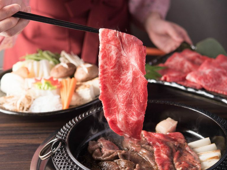 出汁の中にも牛肉の美味しさが沈殿していく『しゃぶしゃぶ』