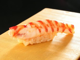 鮮度抜群ならではのプリッとした食感『車海老』