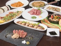 本日のオススメの料理7品前後をご提供
コースのなかでは一番人気です
メイン料理は牛ステーキになります