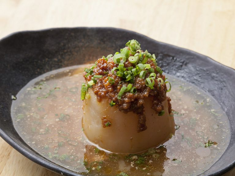 スープも美味な『ふろふき大根肉味噌かけ』