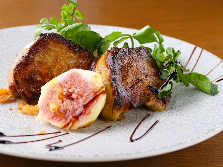 フォアグラのソテー　バルサミコソース