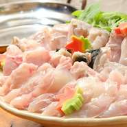 冬の味覚「てっちり」もご用意しています。