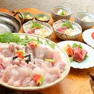 フグと熊野牛を堪能できる【贅沢】なコース♪
宴会や忘年会・新年会にも最適です。