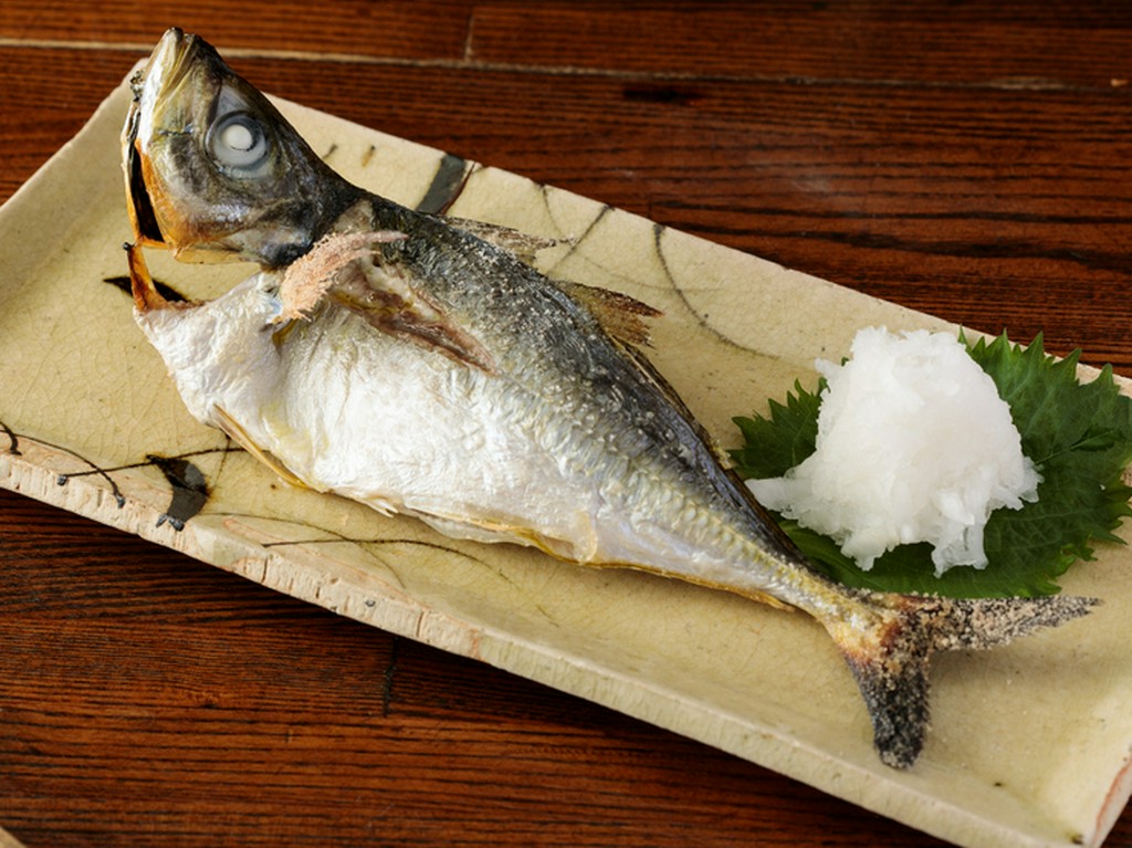 　　　・釣あじ塩焼