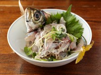 旬の釣り魚を一番美味しいタイミングで『本日の刺身』