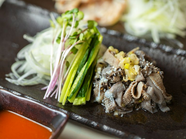 コリコリした食感が絶妙の『センマイ刺』