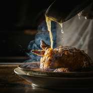 看板メニュー！フランス版ローストチキン「プレロッティ」