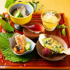 四季折々の旬の素材を生かし、食の始まりを告げる『八寸』