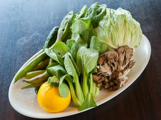 地元の食材を厳選仕入れ。福井の魅力を感じられる食材たち