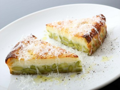 ケーキのようなフワフワ食感『季節のキッシュ(枝豆)』
