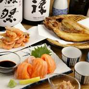 焼物・揚物・刺身・おつまみ入っております