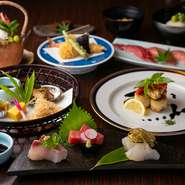 日本料理の美しさと、四季折々の味覚を楽しめる『懐石料理』