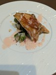 人気の鴨ロースと季節の魚介の鉄板焼、そして黒毛和牛ステーキも付いた豪華なコースです。
