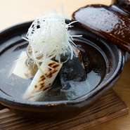 前菜/冷菜/丸鍋/向附け/強肴/焼物/焚物/丸雑炊/デザート