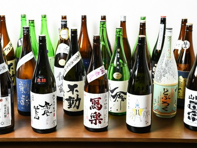 隠れた銘酒に出合えることも『日本酒各種』