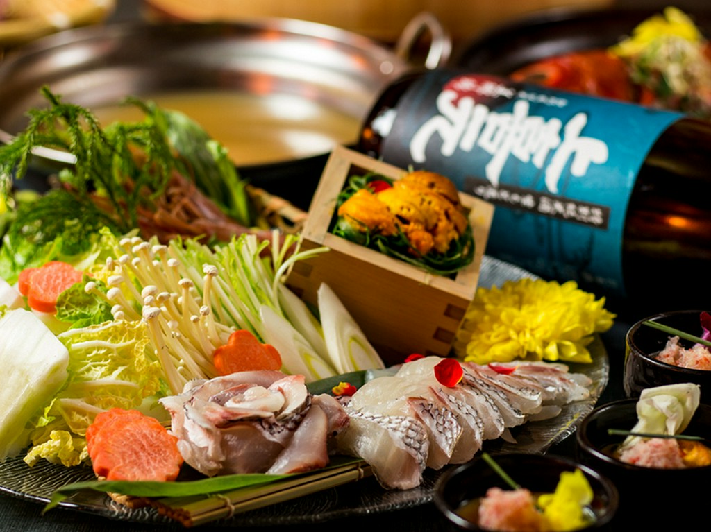 お出汁と鮮魚が相性抜群『濃厚海鮮出汁の鮮魚しゃぶ鍋』