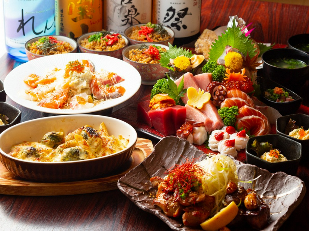 季節感を大切にした料理で、旬の魚介類を堪能