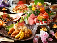 旬の素材をふんだんに使った、彩鮮やかな手作りの創作料理をご用意しております♪