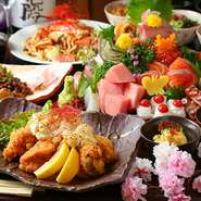 【◆重要◆】お席の指定はできません。あらかじめご了承下さい。
※金・土・日・祝日・祝前日は混雑する恐れがございますのでお電話にてご予約をお願いしております。
※繁忙期シーズンは、お席2時間半制となっております。満席の場合はお時間をいただく場合がございます。ご了承ください。

※2名様～
※写真はイメージです。
※仕入れ状況により内容が変更になる場合がございます。