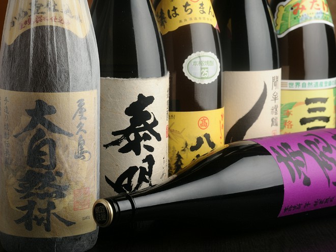 焼酎にこだわっている