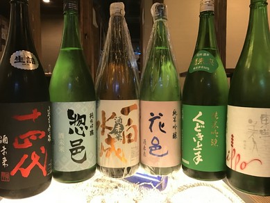 能登の地酒を中心に60種以上の日本酒をラインナップ				