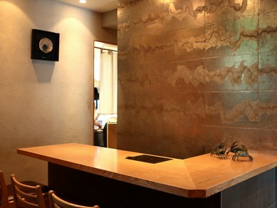 すっきりきれいな大吟醸を中心に、蟹コースに合う銘酒がずらり