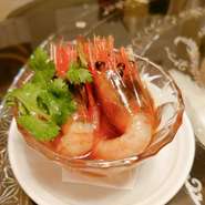 酔っぱらい甘えび～8年熟成甕出し紹興酒漬け～