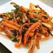 ごぼうの唐揚げ