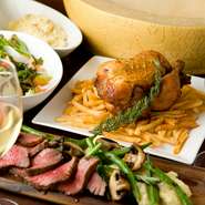 正統派の洋食やイタリア料理から親しみやすい定番料理まで幅広く用意。あらゆる世代で楽しめるメニューが揃っているので、ファミリーでの食事におすすめ。平日のディナーや週末に家族水入らずで味わいましょう。
