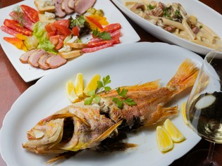 鮮魚の種類、調理法は日々のお楽しみ『魚料理』