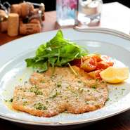 豚のヒレ肉　ミラノ風カツレツ