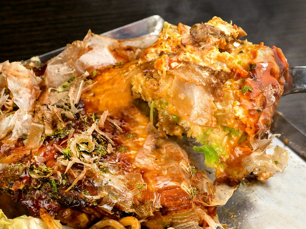 王道　豚のお好み焼き