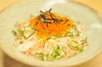 茗荷や万能ネギがたっぷりで、〆にさっぱりないくら丼。