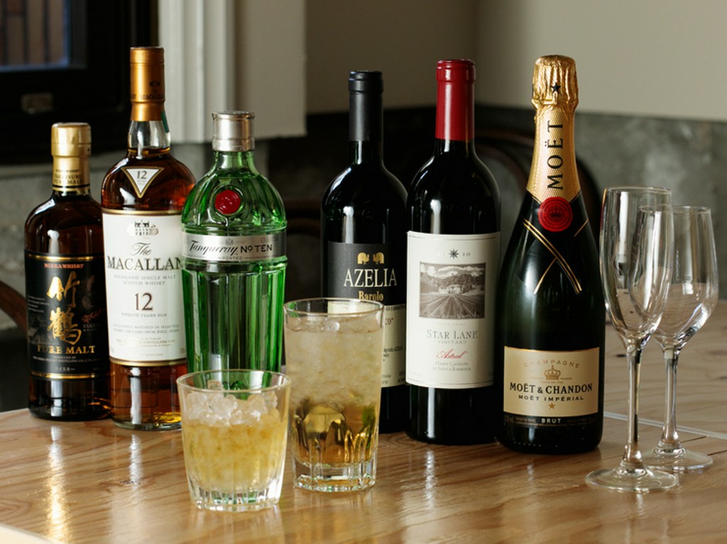 フランス料理によく合うシャンパーニュワインをメインに