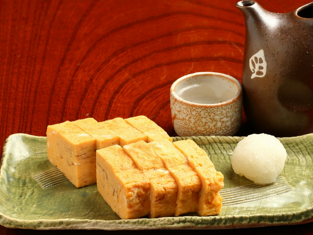 寿司屋の甘い玉子焼き