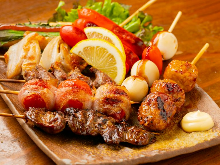 串焼き盛り合わせ(六本・八本・十本より)