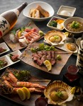 豪華素材をふんだんに盛り込んだプレミアムコース！海鮮もお肉も、厳選したオススメ食材を使用。