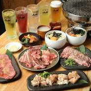 大切な人とお過ごしいただくのに最適な明るく温かみのある空間です。上質なお肉をお手頃価格で味わえるのも魅力の一つ。日本橋・なんばに来られる際はお気軽にお立ち寄りください♪