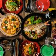 歓送迎会にオススメ →イタリア料理堪能プラン (飲み放題付き) ノンアルコール充実
￥5000→￥4000 詳しくはpartyプランをご覧ください。
