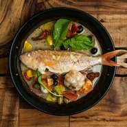 IKイタリア大人気の『アクアパッツァ』旬のお魚＆魚の旨味たっぷりのスープでパスタも楽しめます🍝❗️