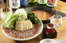 ホタルイカを贅沢に楽しむことができるオススメコースです。