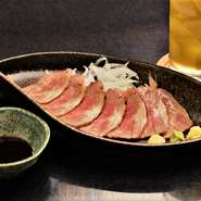 九州の甘口醤油との食べ合わせも楽しめる逸品。