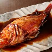 北海道産の高級魚「釣りきんき」を丸ごと満喫『きんきの煮付け』