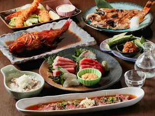 築地で仕入れる旬の鮮魚、芝浦市場直送の新鮮な肉＆ホルモン
