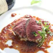 ステーキの王様。1頭の牛からごくわずかしかとれない希少部位