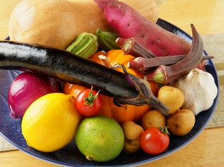 三河の季節食材＆オーガニック菜園の旬野菜など佐賀直送の素材