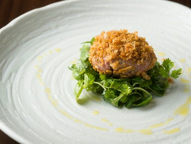 ユニークでサプライズ感あり『浦河のビーフタルタル』