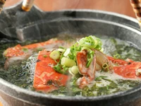 セットをご注文の方はプラス380円で濃厚な出汁の『漁師の大漁汁』『渡り蟹の味噌汁』に変更可能です。